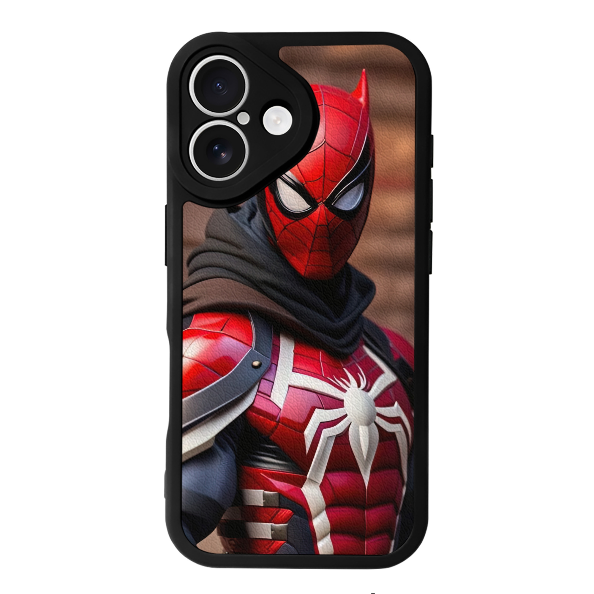（画像用） Deadpool デッドプール 【iPhone 16シリーズ対応】シリコンスマホケース（レザー調） 材質：シリコン